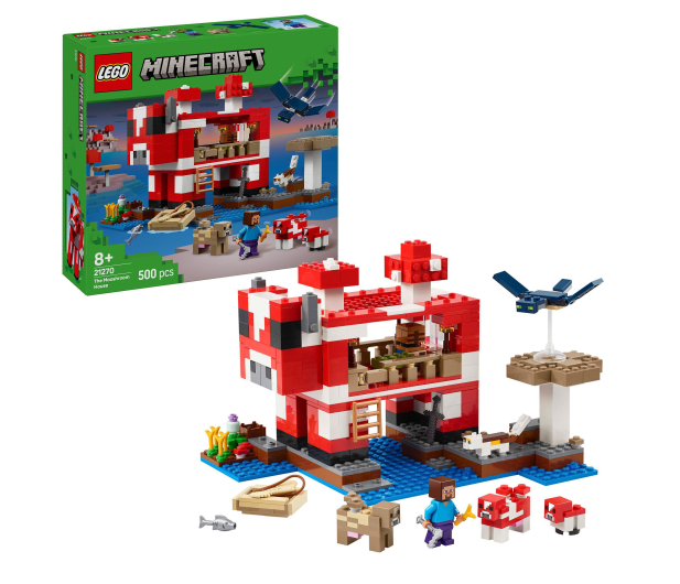 LEGO Minecraft 21270 Dom grzybowej krowy - 1283662 - zdjęcie